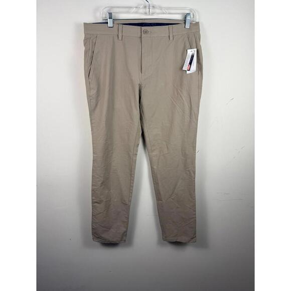 NWTVineyard Vines Breaker OTG Stretch Chino Pants 33x32 Khaki - Picture 1 of 3